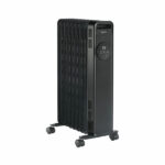 Igenix 2000W Digital Oil Filled Radiator with Timer Black IG2621BL