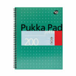 Pukka Pad Ruled Wirebound Metallic Jotta Notebook 200 Pages A4 (3 Pack) JM018