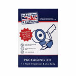 Pukka Parcel Tape Dispenser Plus x2 Tape 9649-PCK
