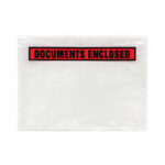 Documents Enclosed Label A6 175x132mm Clear (Pack of 10) 9660-PCK