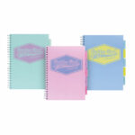 Pukka Pad Pastel Project Book A4 (3 Pack) 8630-PST