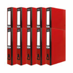 Pukka Brights Box File Foolscap Red (10 Pack) BR-7774
