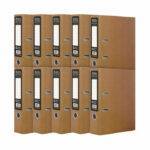 Pukka Recycled Lever Arch A4 Kraft (10 Pack) RF-9483