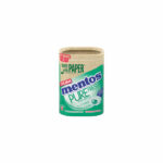 Mentos Pure Fresh Spearmint Gum x50 pieces Paper Bottle (Pack of 6) 9063001