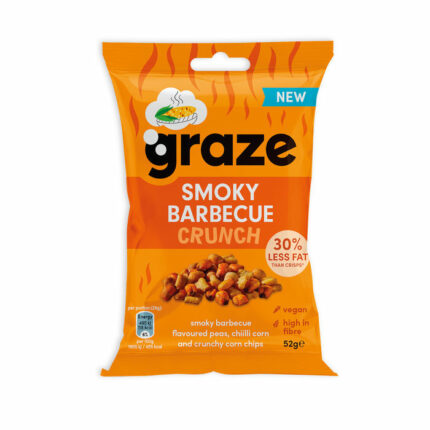 Graze Smoky Barbecue Crunch Bag 52g (Pack of 18) 2987