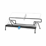 R-Go Flex Read Document Holder Soft Foam Wrist Support Medium Adjustable Clear/Black RGODOFRTR