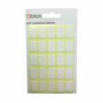 Blick White 12x18mm Labels (3500 Pack) RS002758
