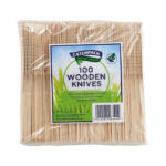 Caterpack Enviro Wooden Knives (100 Pack) RY10567