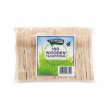 Caterpack Enviro Wooden Teaspoons (100 Pack) RY10570
