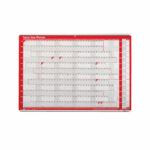 Sasco Aluminium Mounted Planner Track (Pack of 2) 20360