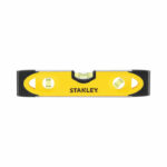Stanley Magnetic Shock Resistant Torpedo Spirit Level 230mm Yellow/Black 0-43-511