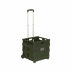 Folding Shopping Cart Black/Grey 356686