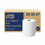 Tork Matic Hand Towel H1 White 150m (Pack of 6) 290067