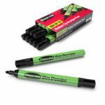 Show-me Drywipe Marker Medium Tip Black (Pack of 10) SDP