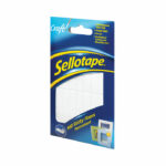 Sellotape Sticky Fixers Permanent 12mmx25mm (140 Pack) 1445422