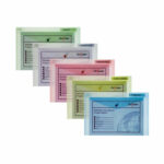 Snopake Polyfile Classic Foolscap Assorted (Pack of 5) 10087