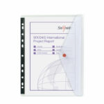 Snopake Polyfile Ring Binder Wallet A4 Clear (Pack of 5) 12566