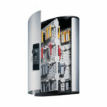 Durable Key Cabinet 72 Key Capacity 400 x 302 x 118mm Silver  1967/23