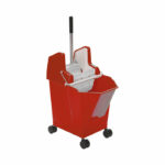 Ladymop Mobile Bucket and Wringer 9 Litre Red 907062