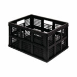 Really Useful 45L Folding Storage Crate Black 45FBK