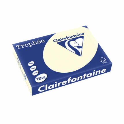 Trophee Colour Paper A4 Ivory 120gsm (Pack of 250) 1242P240C