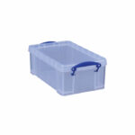 Really Useful 5L Plastic Storage Box 340 x 200 x 125mm Clear 5C