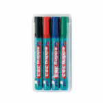 Edding 383 Flipchart Marker Chisel Tip Assorted (Pack of 4) 4-383-4