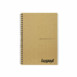 Silvine Luxpad Recycled Hardback Kraft Notebook 160pp A5 THBPINA5KR