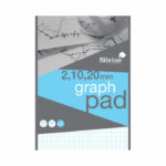 Silvine Graph Pad 2/10/20mm 50 Sheets A4 A4GP21020