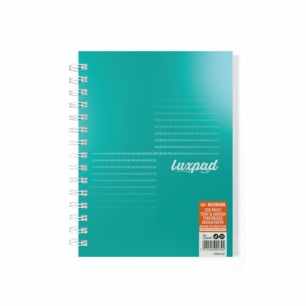 Silvine Luxpad Professional Wirebound Notebook Ruled with Margin 200 Pages A5+ (Pack of 3) LUXA5MT