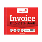 Silvine Duplicate Invoice Book 102x127mm (Pack of 12) 616