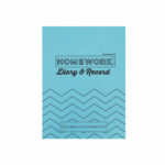 Silvine Homework Diary Record A5 Blue (Pack of 20) EX204