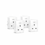 TP-Link Tapo P100 Mini Smart Wi-Fi Plug White (Pack of 4) Tapo P100-4-pack