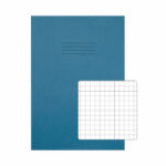 Rhino Exercise Book 7mm Square 80P A4 Light Blue (Pack of 50) VC48418