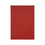 Rhino Exercise Book Plain 48 Pages A4+ Red (Pack of 50) VDU048-010-0