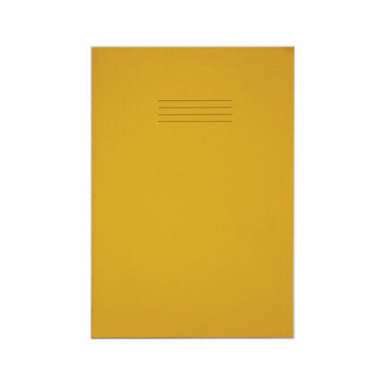 Rhino Exercise Book Plain 48 Pages A4+ Yellow (Pack of 50) VDU048-113-8