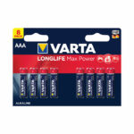 Varta Longlife Max Power AAA Battery (8 Pack) 04703101418