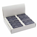 White Pencil Erasers (Pack of 20) WX01696