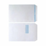Envelope C4 Window 90gsm White Self Seal (Pack of 250) WX3501