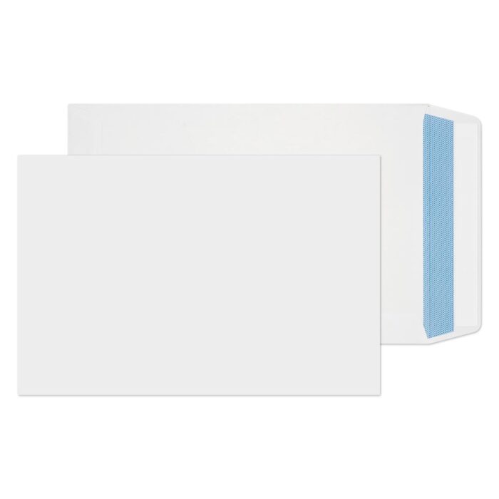 Blake Purely Everyday White Peel & Seal Pocket 280x185mm 100gsm Pack 250 Code 1086