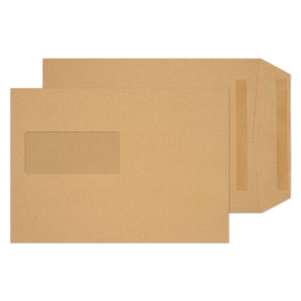Blake Purely Everyday Manilla Window Self Seal Pocket 229x162mm 80gsm Pack 500 Code 11084