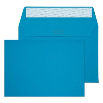Blake Creative Colour Caribbean Blue Peel & Seal Wallet 114x162mm 120gsm Pack 500 Code 110