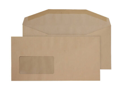 Blake Purely Everyday Manilla Window Gummed Mailer 121x235mm 80gsm Pack 1000 Code 1114