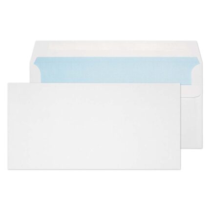 Blake Purely Everyday White Self Seal Wallet 121x235mm 90gsm Pack 1000 Code 16882
