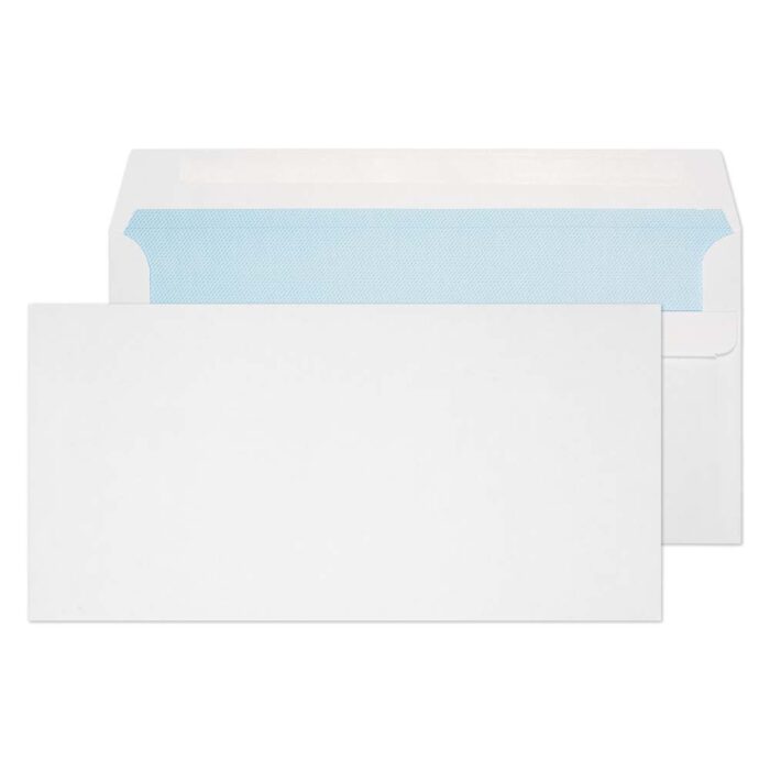 Blake Purely Everyday White Self Seal Wallet 121x235mm 90gsm Pack 1000 Code 16882