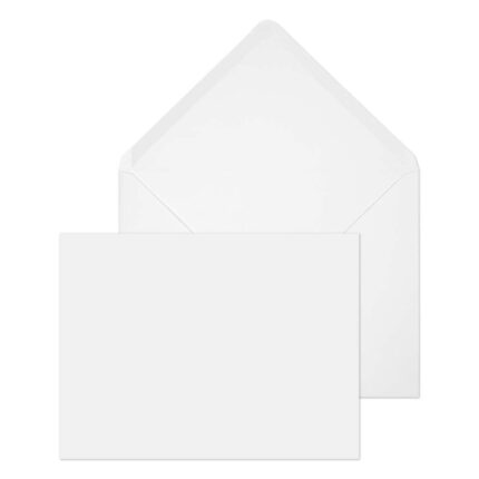 Blake Purely Everyday White Gummed Banker Invitation 159x210mm 100gsm Pack 500 Code 2004