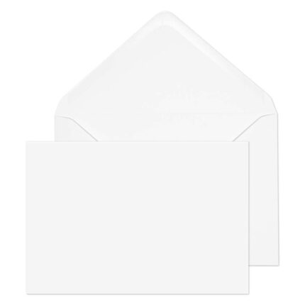 Blake Purely Everyday White Gummed Banker Invitation 133x197mm 100gsm Pack 1000 Code 2005