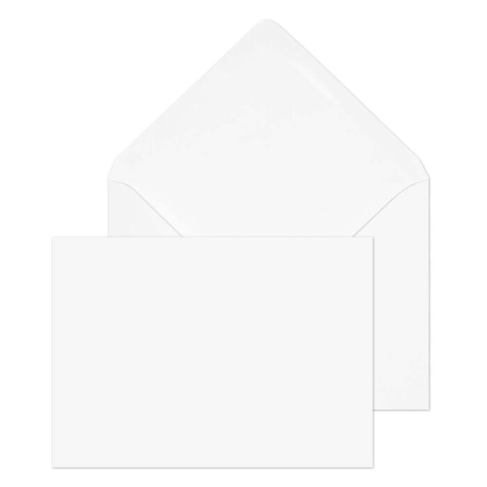 Blake Purely Everyday White Gummed Banker Invitation 121x171mm 90gsm Pack 1000 Code 2007