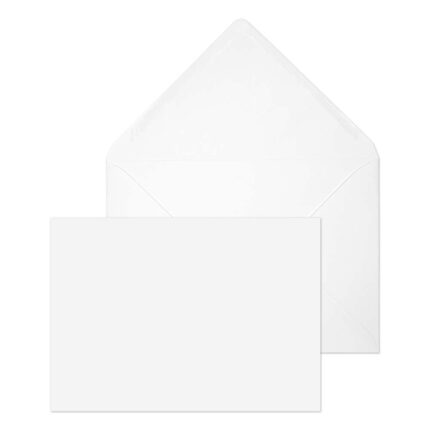 Blake Purely Everyday White Gummed Banker Invitation 133x185mm 100gsm Pack 1000 Code 2008