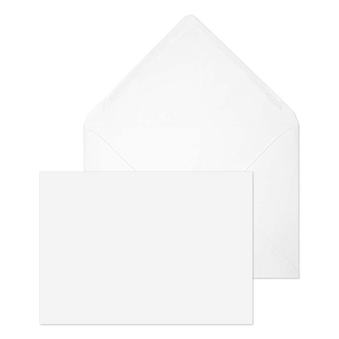 Blake Purely Everyday White Gummed Banker Invitation 133x185mm 100gsm Pack 1000 Code 2008